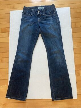 GAP  Dark Jeans, Curvy Boot Cut Stretch. Size 0